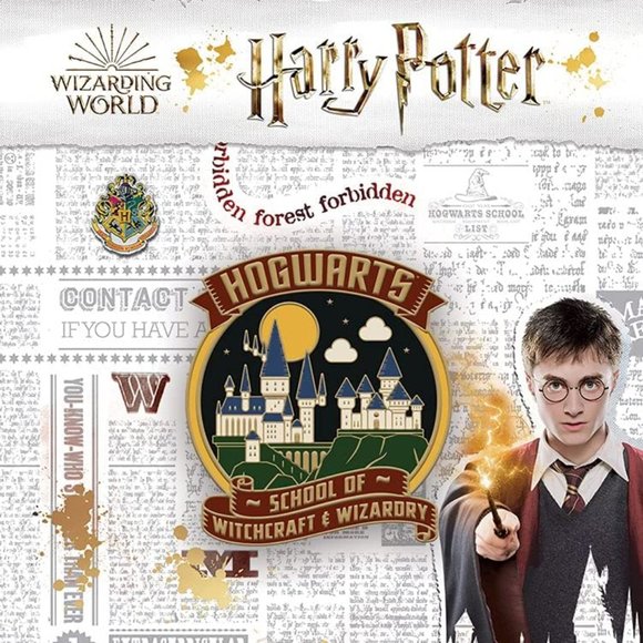 Harry Potter Gryffindor Backpack with Hogwarts Pin - Wizarding World Gifts - Picture 10 of 11